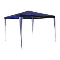 VCM Pavillon blau Stahlrohr B/H/L: ca. 300x197x300 cm Pavillon_3x3m blau - blau (300,00/300,00/197,00cm) - VCM