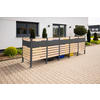 Westmann MülltonnenverkleidungBox Planum Box Planum - hellbraun/anthrazit (90,00/410,00/120,00cm) - Westmann