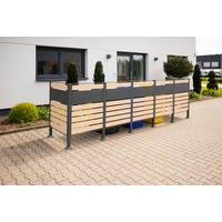Westmann MülltonnenverkleidungBox Planum Box Planum - hellbraun/anthrazit (90,00/410,00/120,00cm) - Westmann