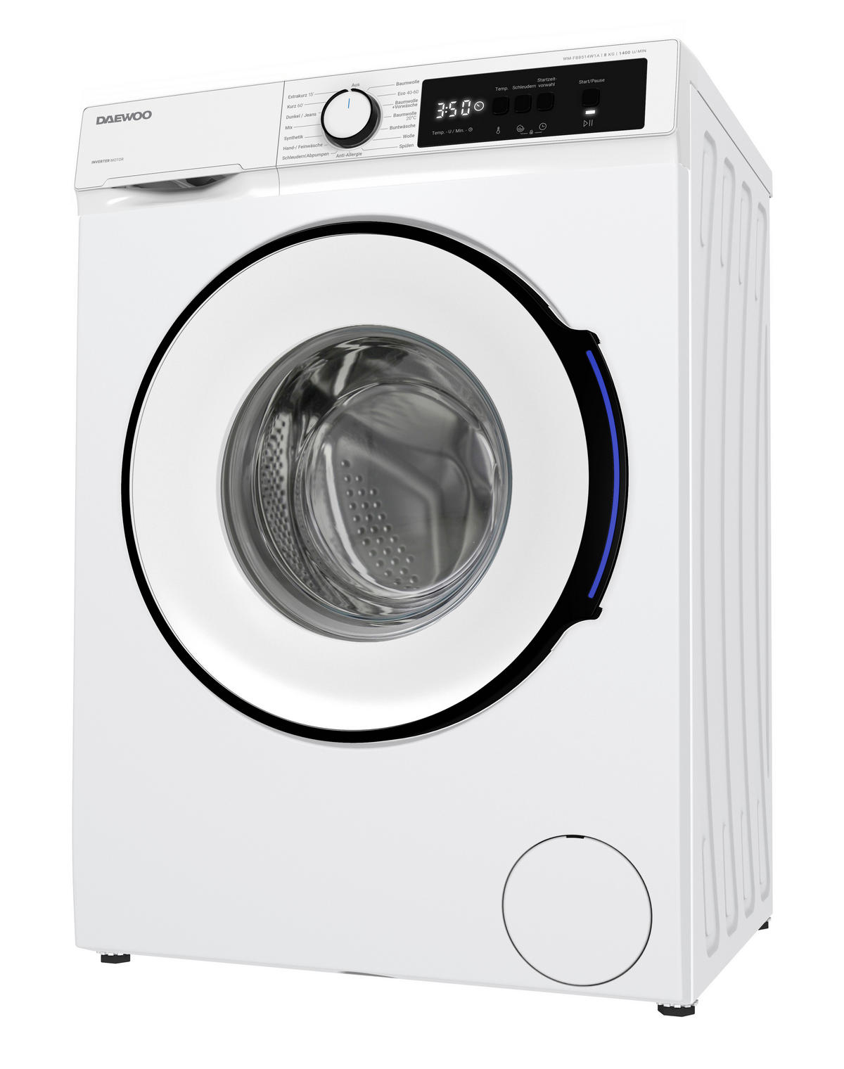 Daewoo Waschmaschine WM-FB8514W1A-DE Waschmaschine WM-FB8514W1A-DE - weiß (59,70/84,50/52,70cm) - Daewoo