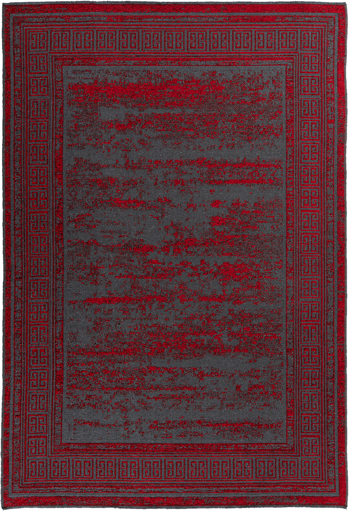 Kayoom Flachflorteppich Kalea 325 rot B/H/L: ca. 80x0,8x150 cm Kalea 325 - rot (150,00/80,00/0,80cm) - Kayoom