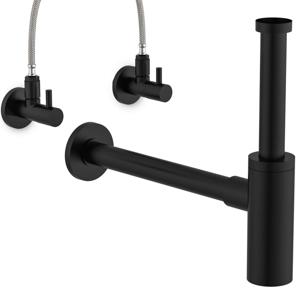 Design-Siphon schwarz Design-Flaschensiphon - schwarz (5,70/27,50/30,00cm) - Eisl