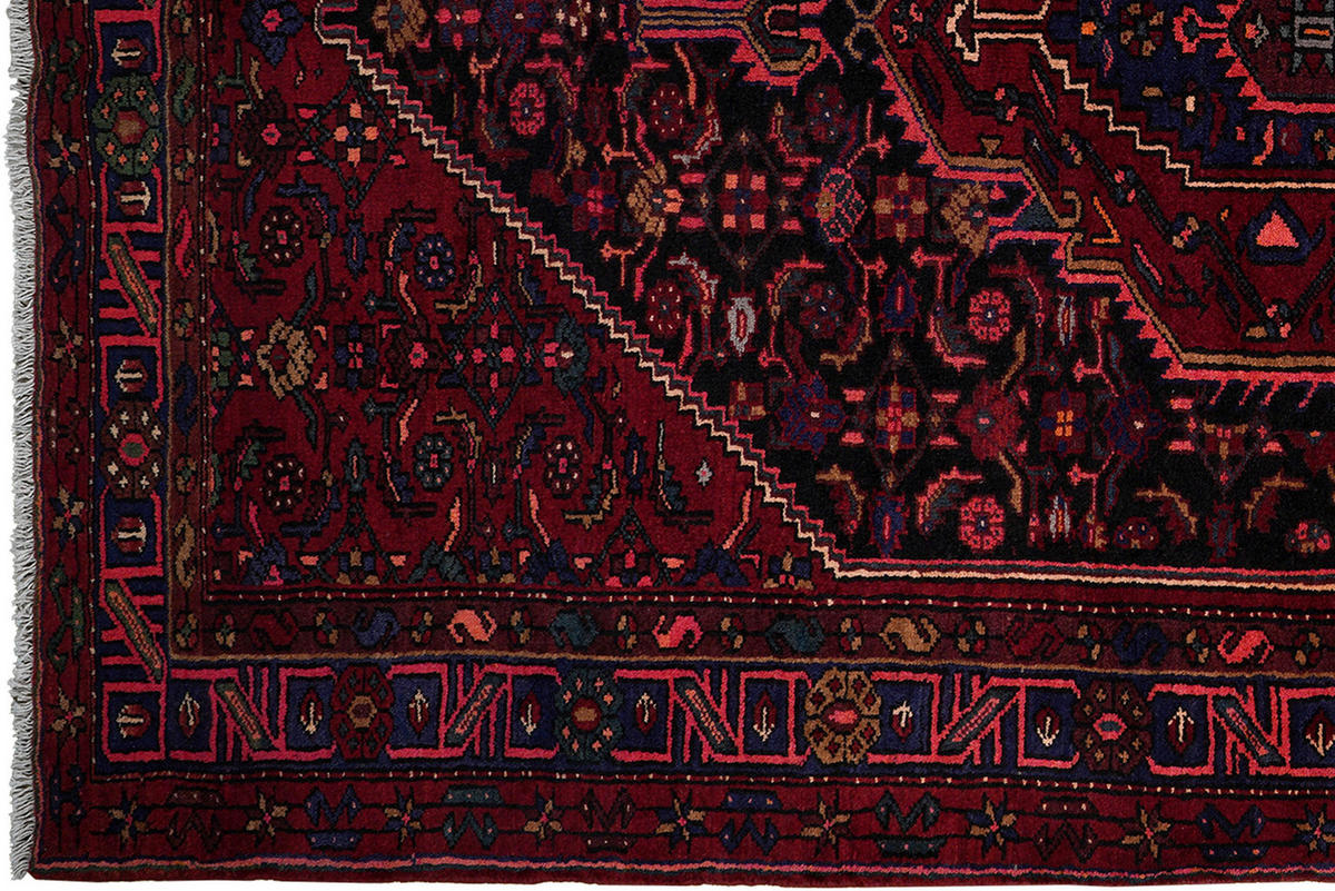 PersaTepp Teppich Kolyai blau B/H/L: ca. 162x1x284 cm Kolyai - blau/schwarz (284,00/162,00/1,00cm) - PersaTepp