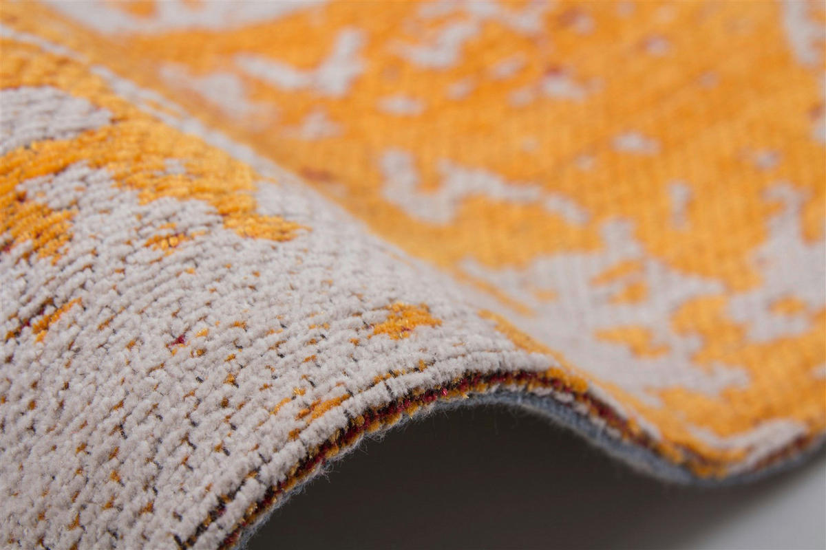 Kayoom Flachflorteppich Nostalgia 285 orange B/H/L: ca. 80x1x150 cm Nostalgia 285 - orange (150,00/80,00/1,00cm) - Kayoom