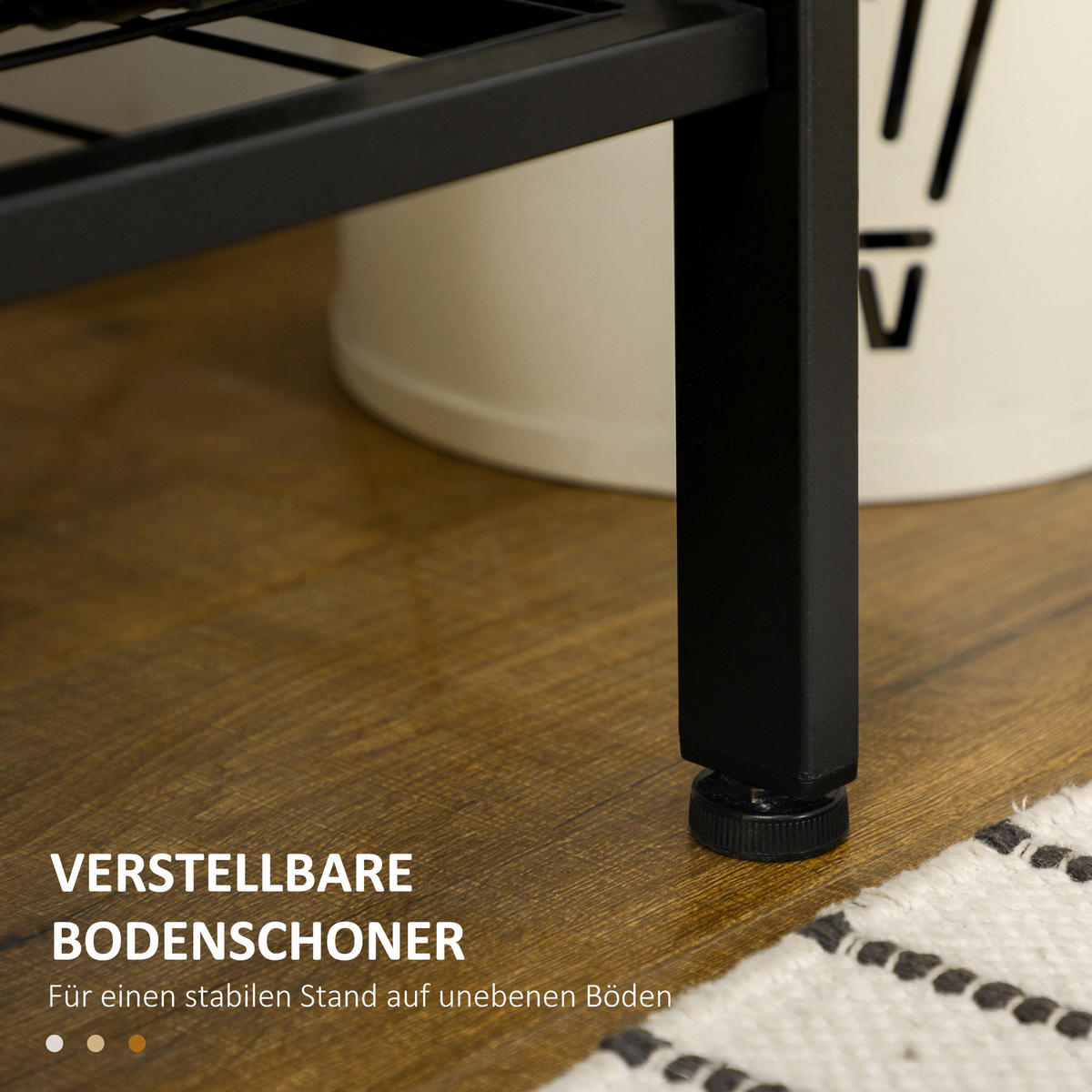 HOMCOM Garderobe braun Spanplatte B/H/L: ca. 40x100x185 cm Garderobenmodul - braun (185,00/40,00/100,00cm) - HOMCOM