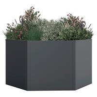 Westmann Hochbeet Varia anthrazit Metall B/H/L: ca. 100x52x100 cm Varia - anthrazit (100,00/100,00/52,00cm) - Westmann