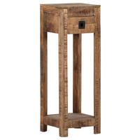 Beistelltisch Kongo sägerau natur B/H/T: ca. 28x80x28 cm Kongo - natur/sägerau (28,00/80,00/28,00cm)
