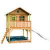 AXI Spielhaus Marc braun B/H/L: ca. 432x293x212 cm Marc - braun/weiß (212,00/432,00/293,00cm) - AXI