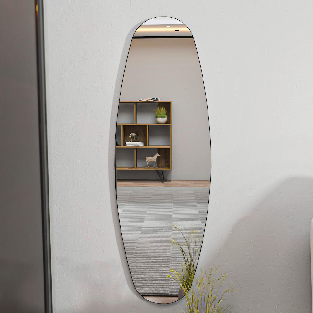 Wandspiegel Venti silber Optik Glas B/H/T: ca. 40x120x2,2 cm Venti - silber (40,00/120,00/2,20cm) - moebel17