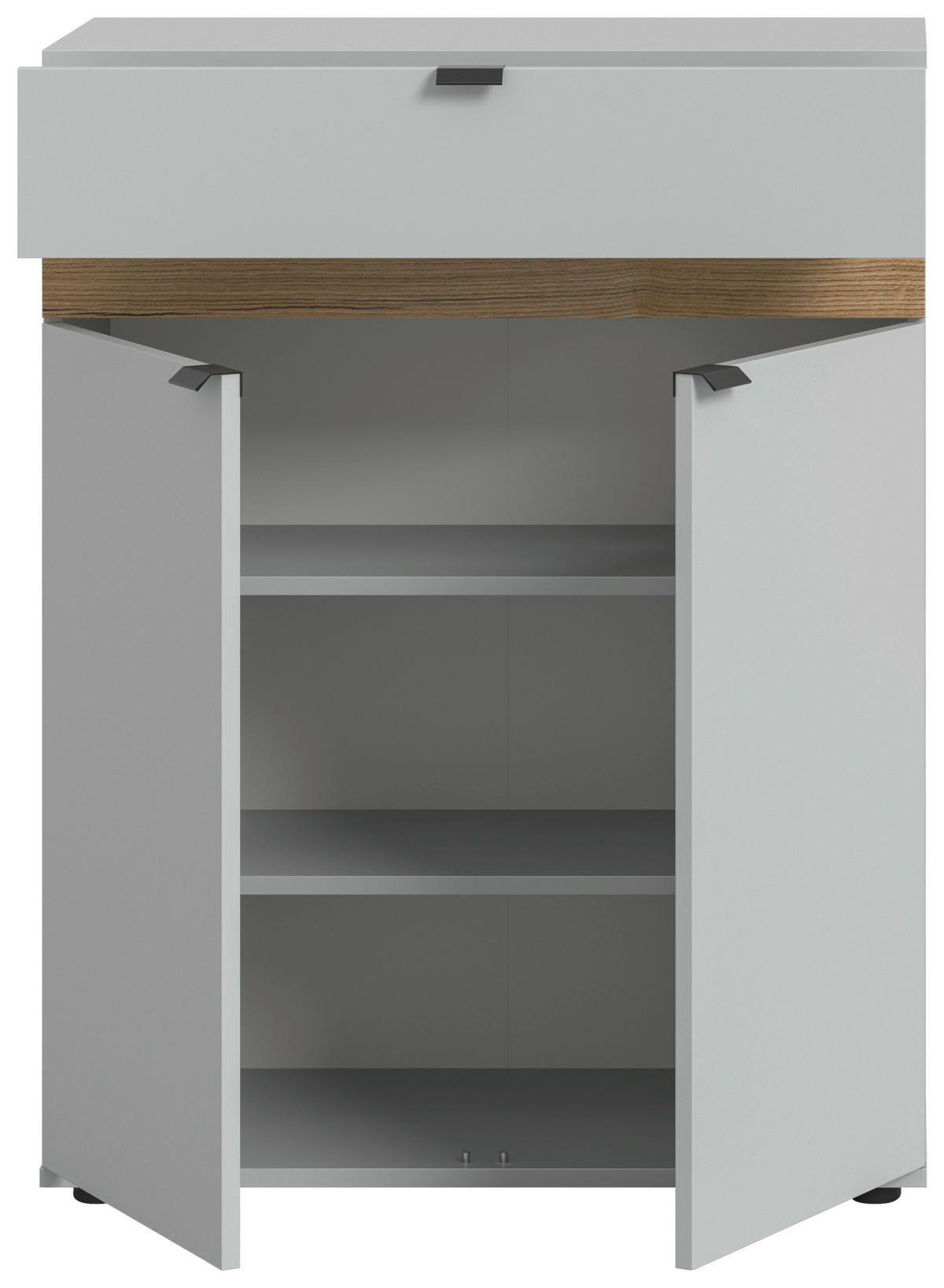 Schuhkommode Naro weiß Evoke Oak Nachbildung B/H/T: ca. 75x98x37 cm Naro - weiß (75,00/98,00/37,00cm) - xonox.home