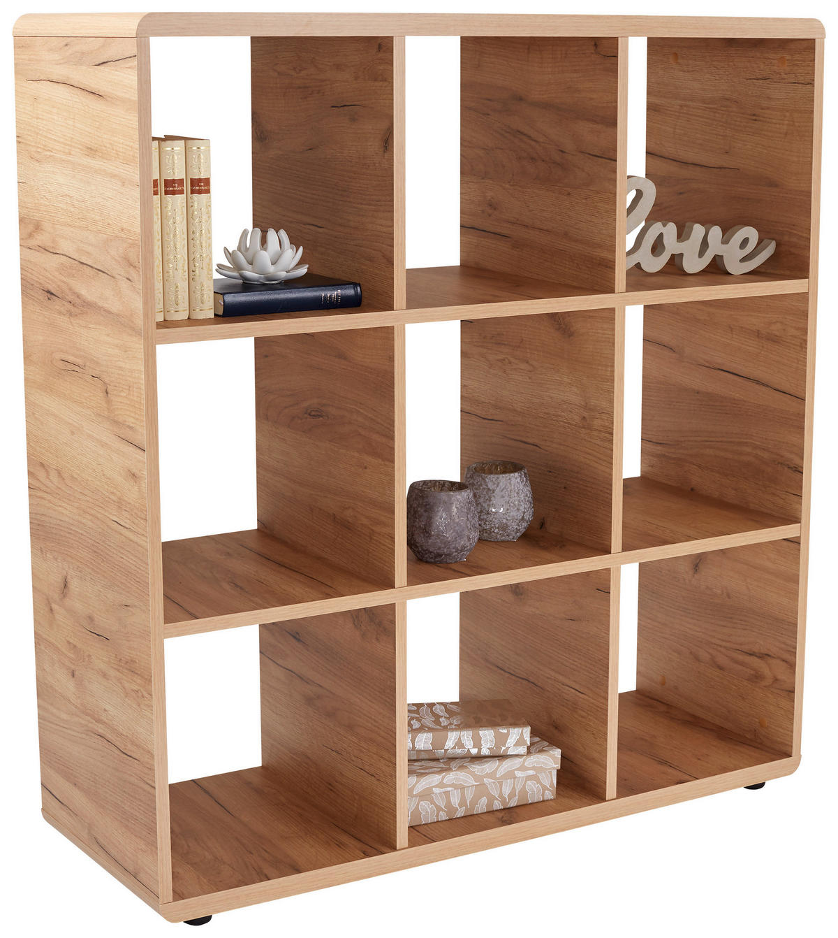 Regal Fontana Eiche Kraft Nachbildung B/H/T: ca. 109x110x35 cm Fontana - (109,00/110,00/35,00cm)