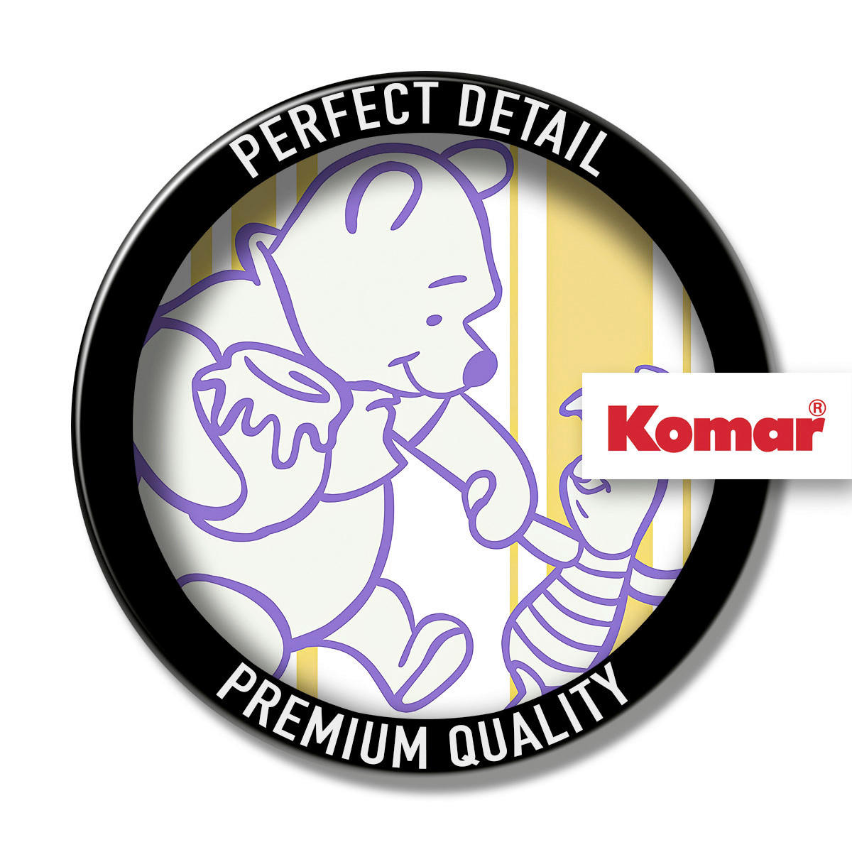 Komar Fototapete Winnie the Pooh Sharing D: ca. 125 cm Winnie the Pooh Sharing - (125,00cm) - Komar