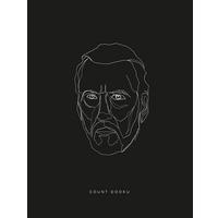 Komar Poster Star Wars Lines Dark Side Dooku Star Wars B/L: ca. 30x40 cm Star Wars Lines Dark Side Dooku - (30,00/40,00cm) - Komar