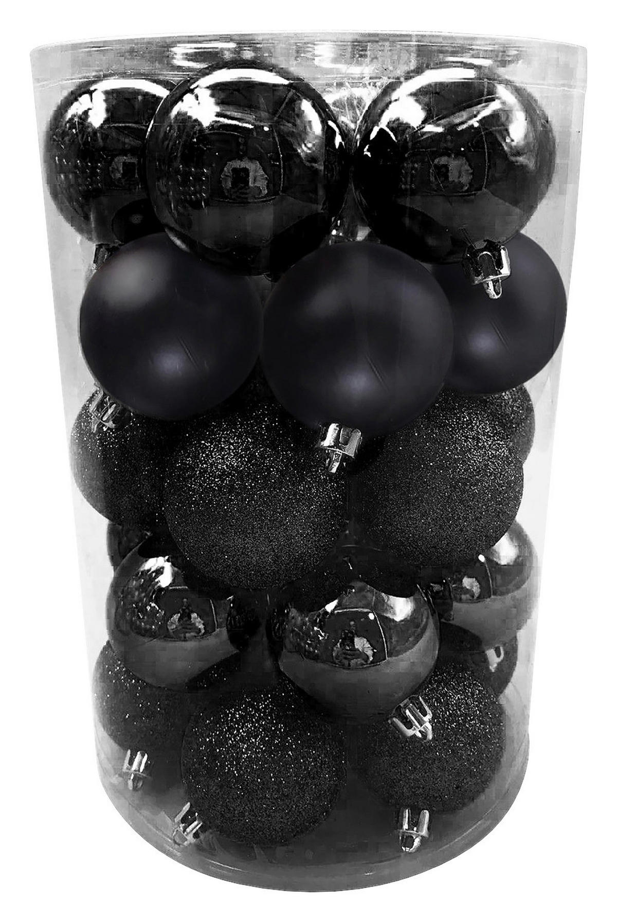 Weihnachtskugelset schwarz Weihnachtskugelset_30tlg. - schwarz
