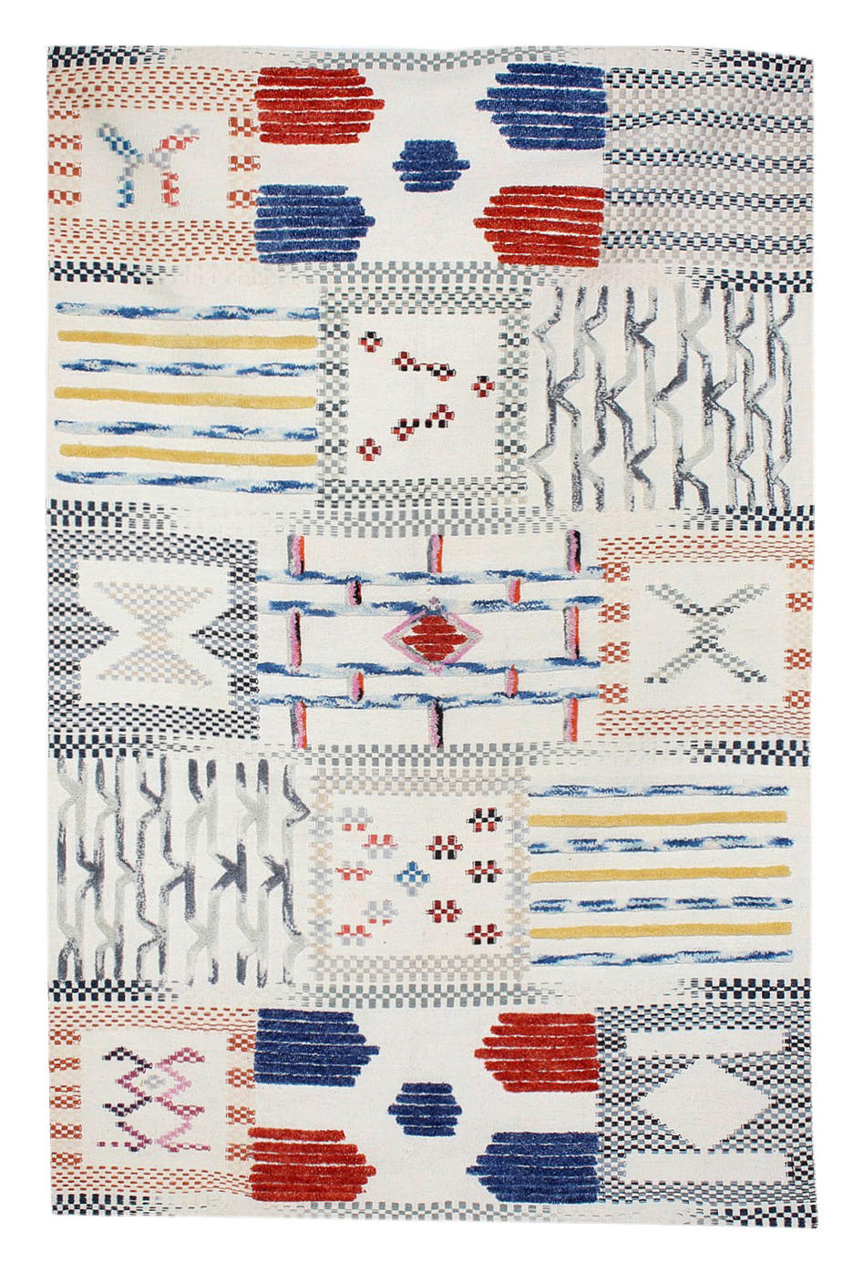 Kayoom Kurzflorteppich Empire 110 elfenbein B/L: ca. 120x170 cm Empire 110 - mehrfarbig/elfenbein (120,00/170,00cm) - Kayoom