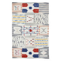 Kayoom Kurzflorteppich Empire 110 elfenbein B/L: ca. 120x170 cm Empire 110 - mehrfarbig/elfenbein (120,00/170,00cm) - Kayoom