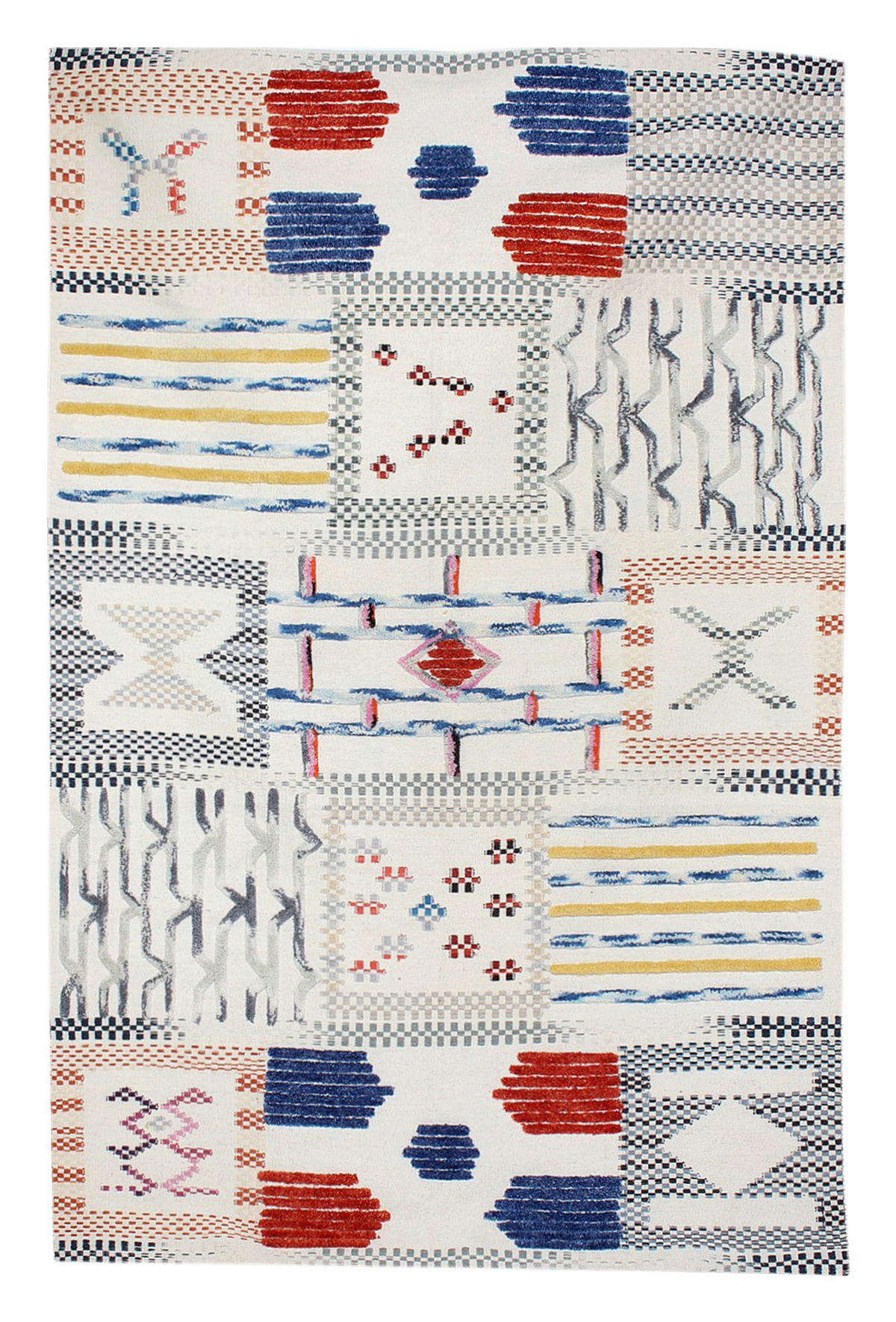 Kayoom Kurzflorteppich Empire 110 elfenbein B/L: ca. 120x170 cm Empire 110 - mehrfarbig/elfenbein (120,00/170,00cm) - Kayoom