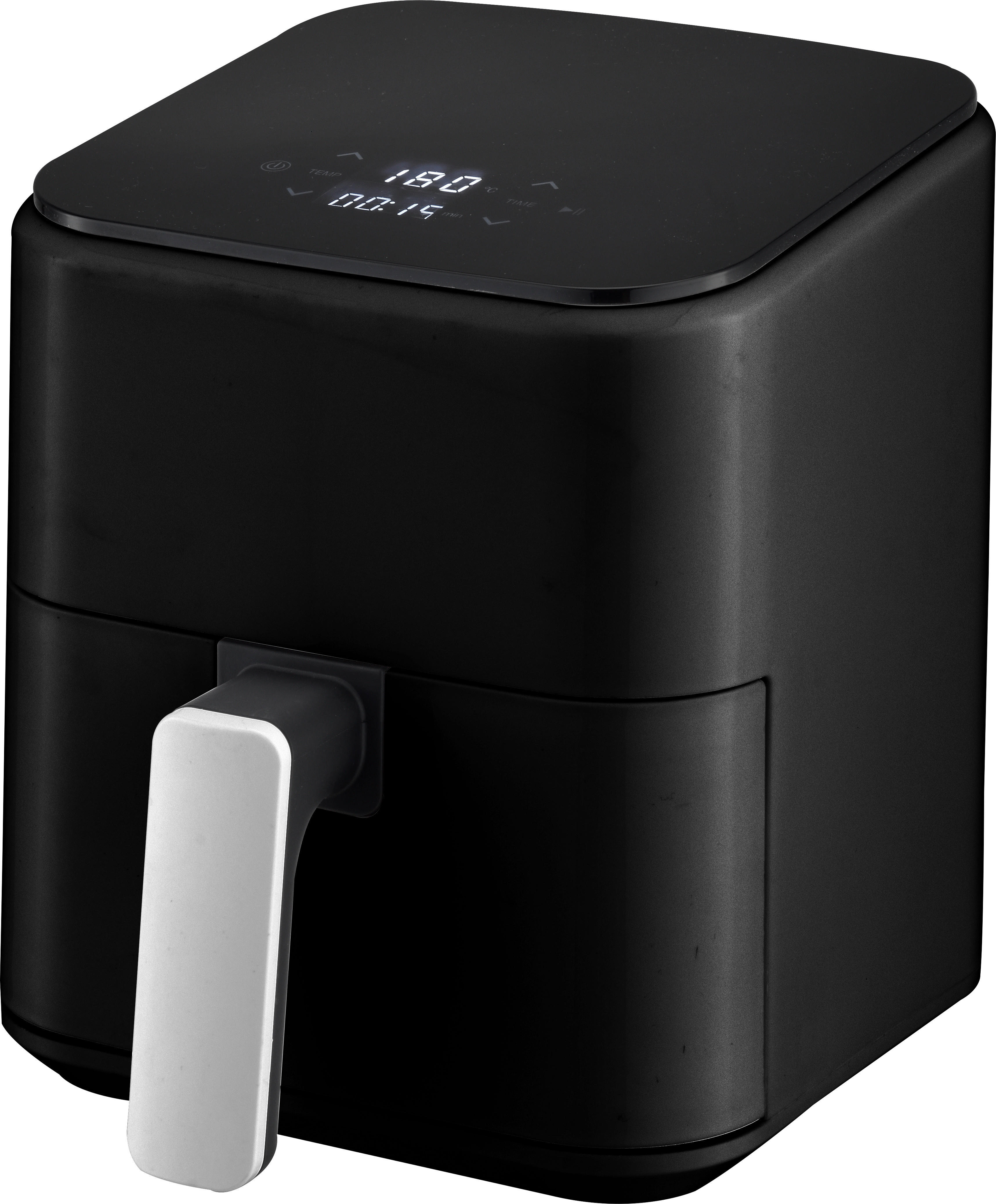 POCOline Heißluftfritteuse schwarz Kunststoff B/H/L: ca. 21,1x25,7x29 cm ca. 2,2 l Heißluftfritteuse_Montserrat - schwarz (29,00/21,10/25,70cm) - POCOline