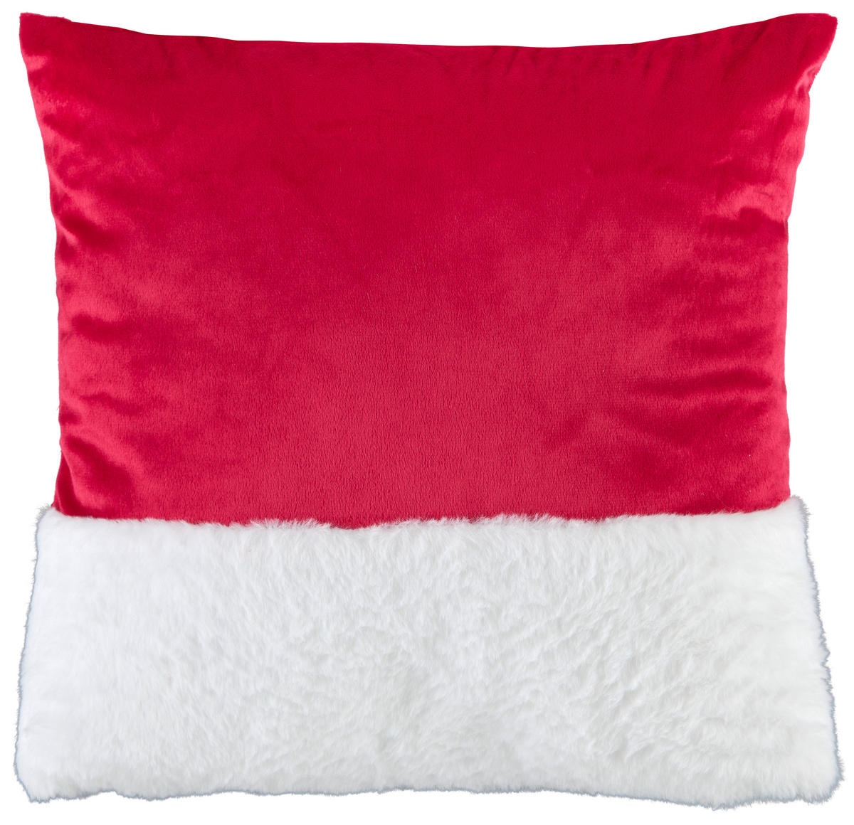 Dekokissen Weihnachten Weihnachten - weiß/rot (40,00/40,00cm) - POCOline