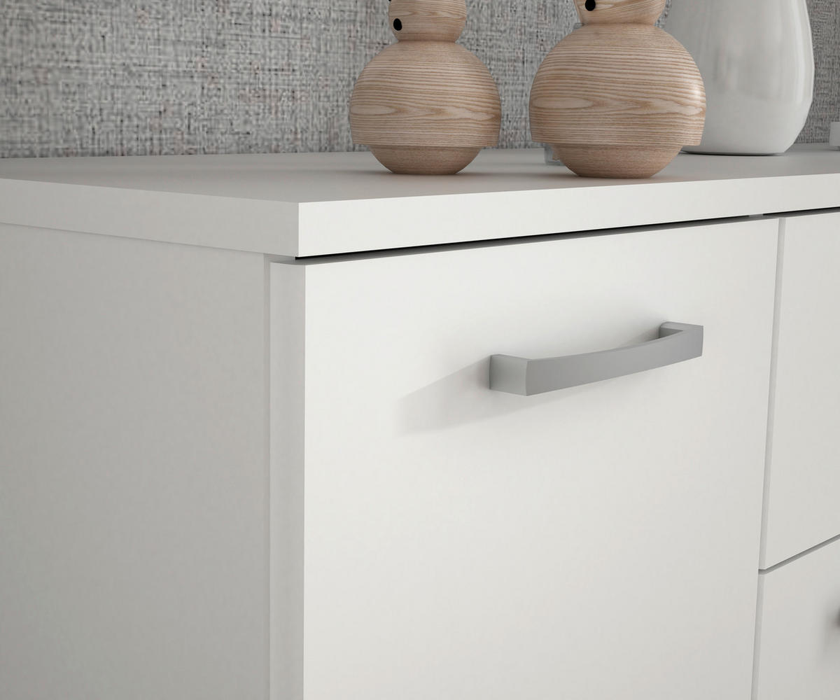 Kommode  weiß B/H/T: ca. 139x121x35 cm Rypsyma_Kommode RPSK341-120 - weiß (139,00/121,00/35,00cm)