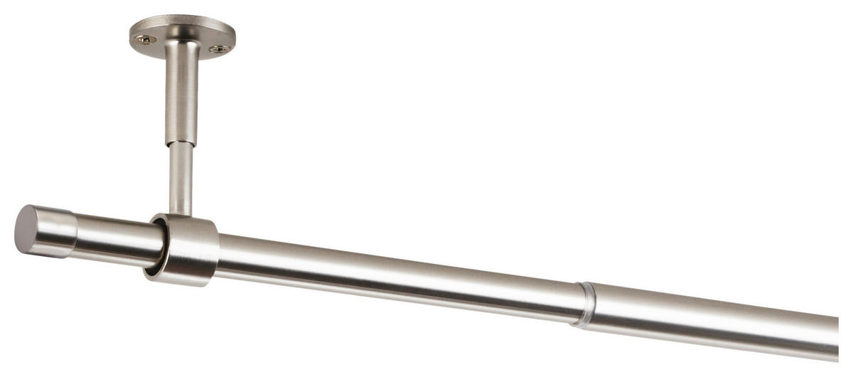 Stilgarnituren Edelstahloptik Metall L: ca. 280 cm ausziehbar von ca. 160 bis 280 cm 1.0 Läufe Teleskopgarnitur_2in1 - Edelstahloptik (280,00cm) - ondeco
