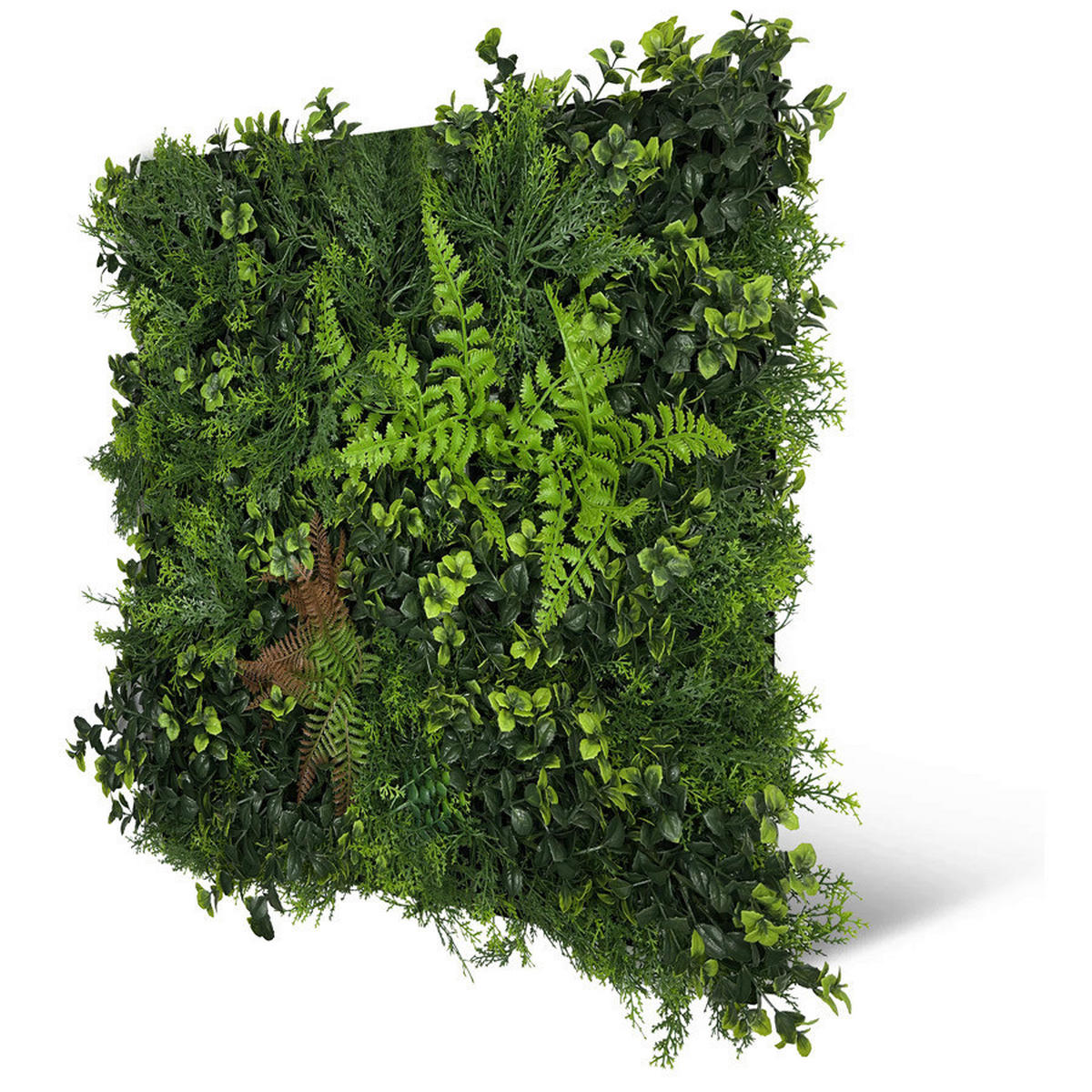 Wand-und Akustikpaneel grün L/B/H: ca. 52x52x0,4 cm pro Stück Wandpaneel 52x52 Green Mixed Flora - grün (52,00/52,00/0,40cm)