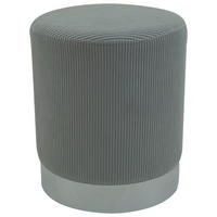POCOline Hocker silber B/H/T/D: ca. 35x42x35x35 cm Sitzhocker_Cord - silber (35,00/42,00/35,00cm) - POCOline