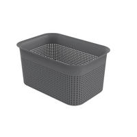 Rotho Aufbewahrungsbox anthrazit B/H/L: ca. 18x13x26 cm Box_Brisen 4,5l - anthrazit (26,00/18,00/13,00cm) - Rotho