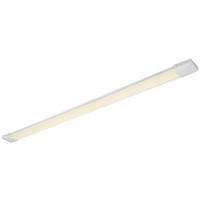 GLOBO LED-Unterbauleuchte weiß Kunststoff B/H/T: ca. 6,7x2,2x123 cm JON - weiß (6,70/2,20/123,00cm) - GLOBO