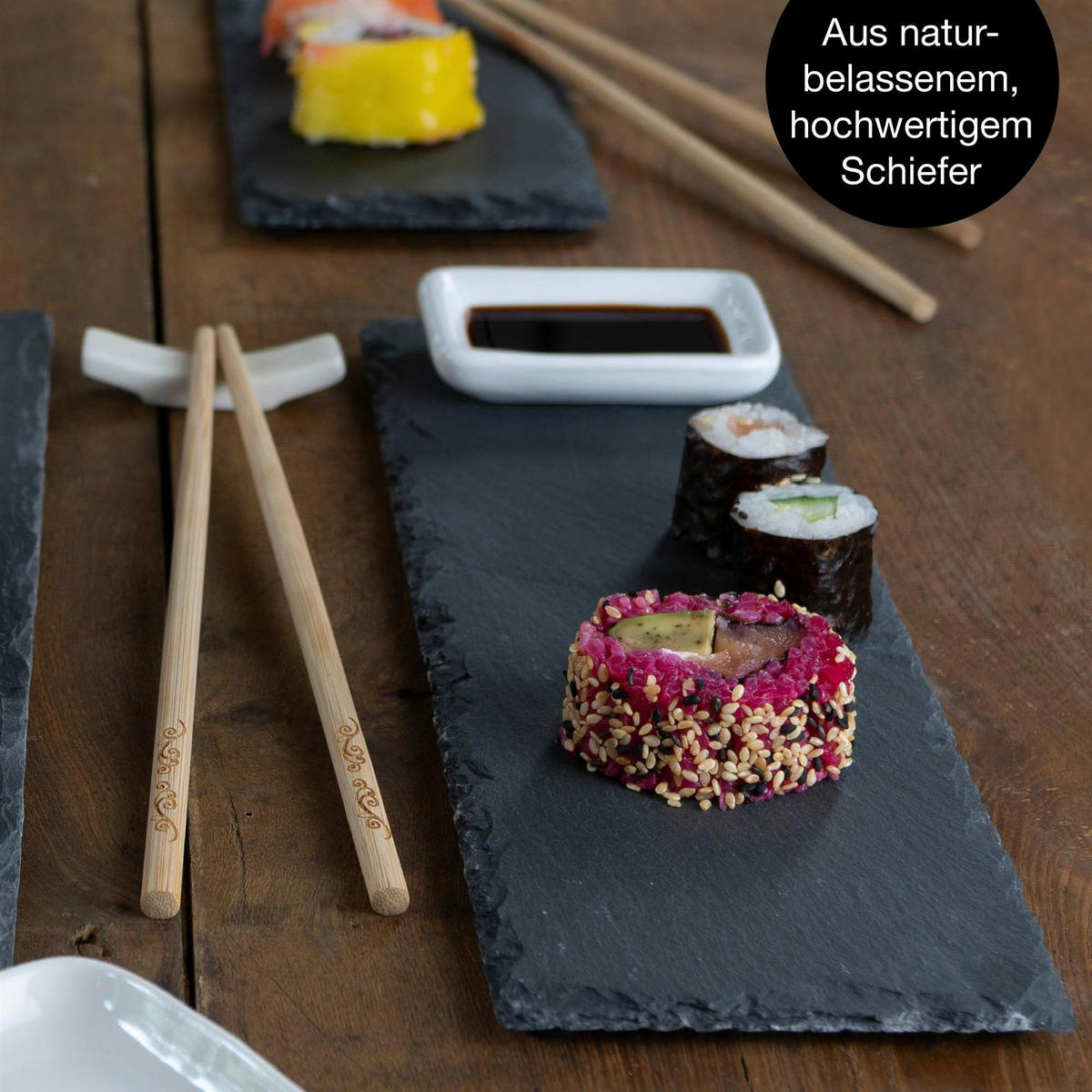 Moritz & Moritz Sushi-Set weiß Porzellan Sushiset_22tlg. - weiß - Moritz & Moritz