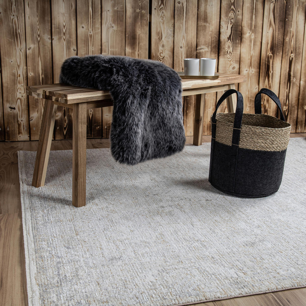 Obsession Teppich My Manaos taupe B/L: ca. 80x150 cm My Manaos - taupe (80,00/150,00cm) - Obsession