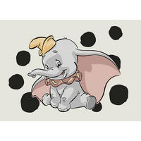 Komar Poster Dumbo Dots Landscape Disney B/L: ca. 70x50 cm Dumbo Dots Landscape - (70,00/50,00cm) - Komar