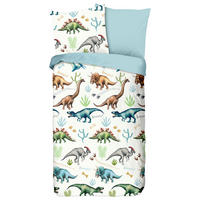 Baumwoll Bettwäsche Dino Flanell Dino - Multi (135,00/200,00cm) - Good Morning