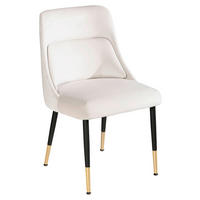 Stuhl beige Polyester Esszimmerstuhl - beige - Wohnling