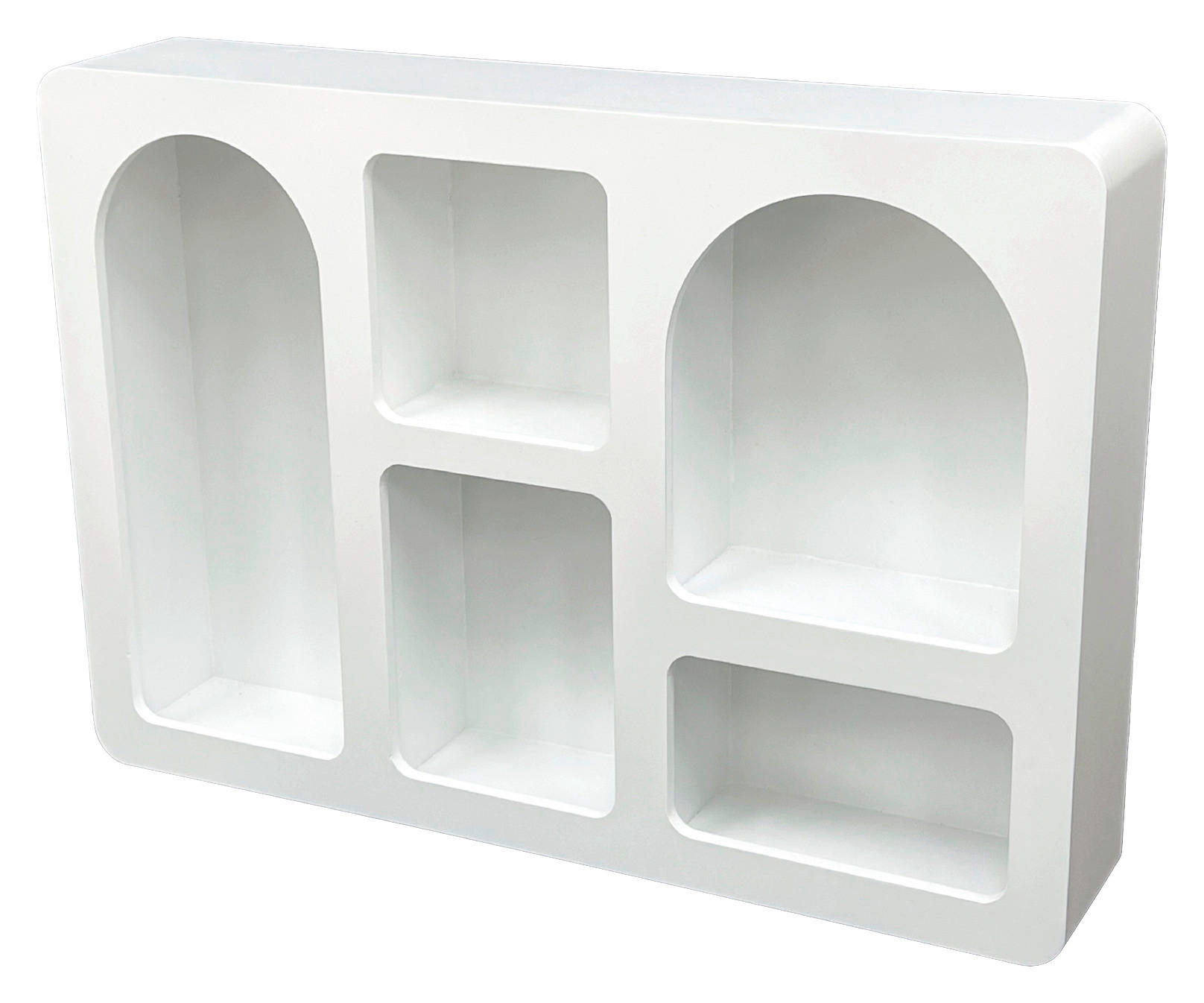Wandregal Betty weiß B/H/T: ca. 35x50x9 cm Betty - weiß (35,00/50,00/9,00cm)