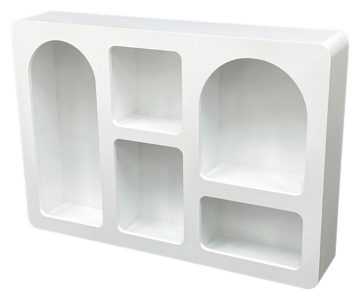 Wandregal Betty weiß B/H/T: ca. 35x50x9 cm Betty - weiß (35,00/50,00/9,00cm)