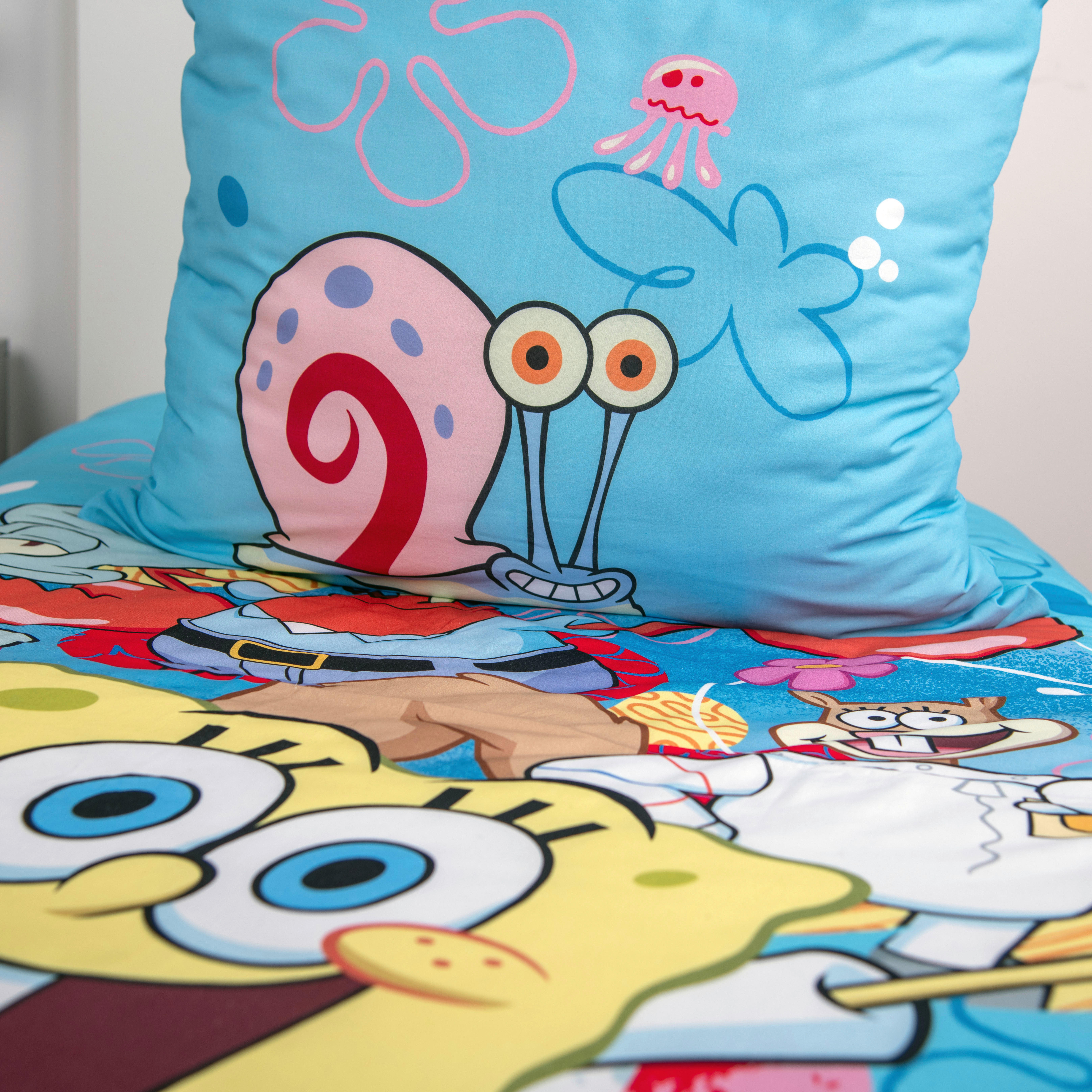 Bettwäsche Renforce Bettwäsche Spongebob - bunt - Spongebob