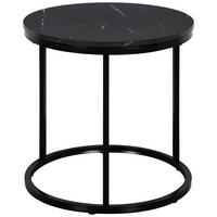 Beistelltisch Sensation schwarz Marmoroptik D: ca. 39,5 cm Sensation - schwarz/Marmoroptik (39,50cm)