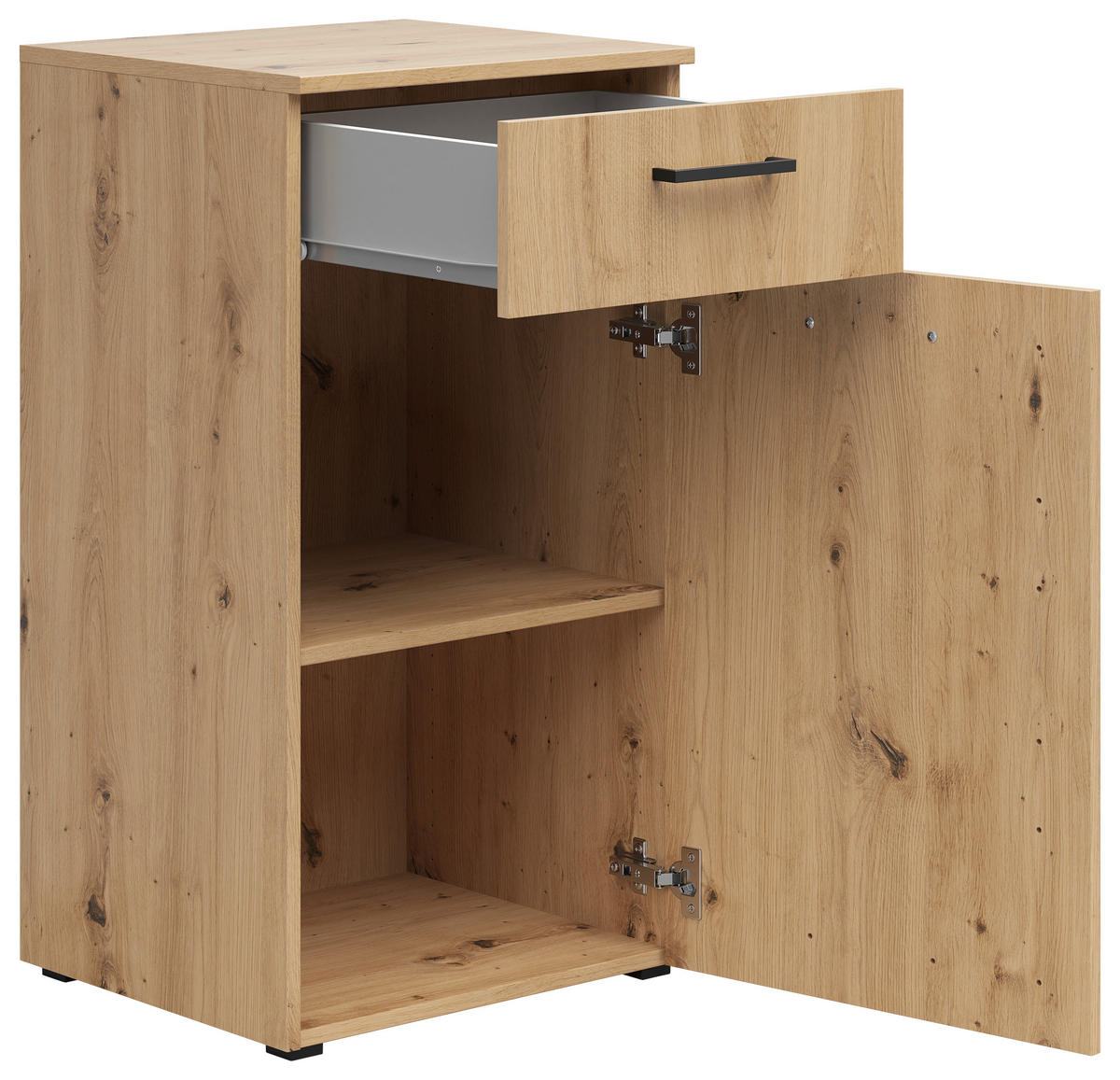 Kommode Multi-Stauraum Typ 13 Eiche Artisan Nachbildung B/H/T: ca. 45x83x40 cm Multi-Stauraum Typ 13 - Eiche (45,00/83,00/40,00cm)
