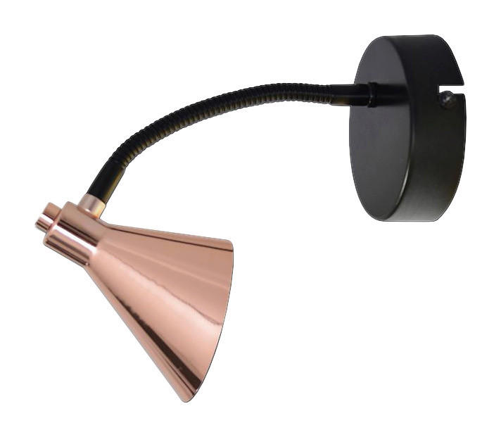Näve Leuchten LED Wandleuchte NV1184247 Kupfer Metall H/D: ca. 23x14 cm 3 Brennstellen Copper - Kupfer (14,00/23,00cm) - Näve Leuchten