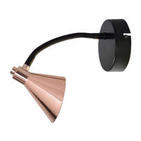 Näve Leuchten LED Wandleuchte NV1184247 Kupfer Metall H/D: ca. 23x14 cm 3 Brennstellen Copper - Kupfer (14,00/23,00cm) - Näve Leuchten