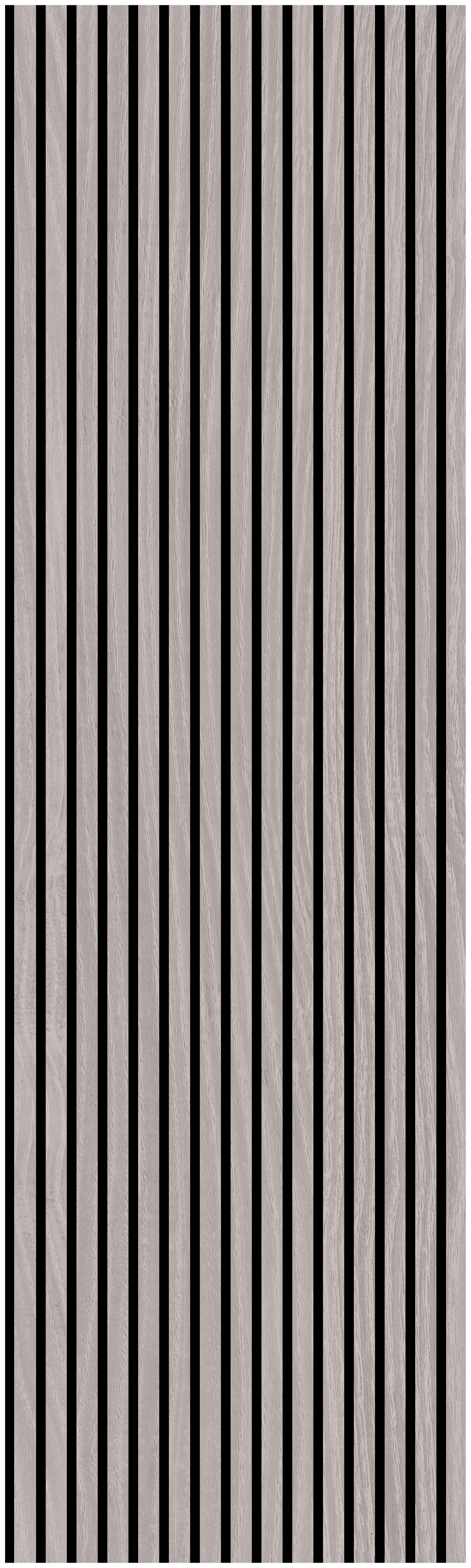 Wand-und Akustikpaneel grau L/B/H: ca. 244x60x1 cm pro Stück Akustikpaneel 244x60 Grey Oak - grau (244,00/60,00/1,00cm)