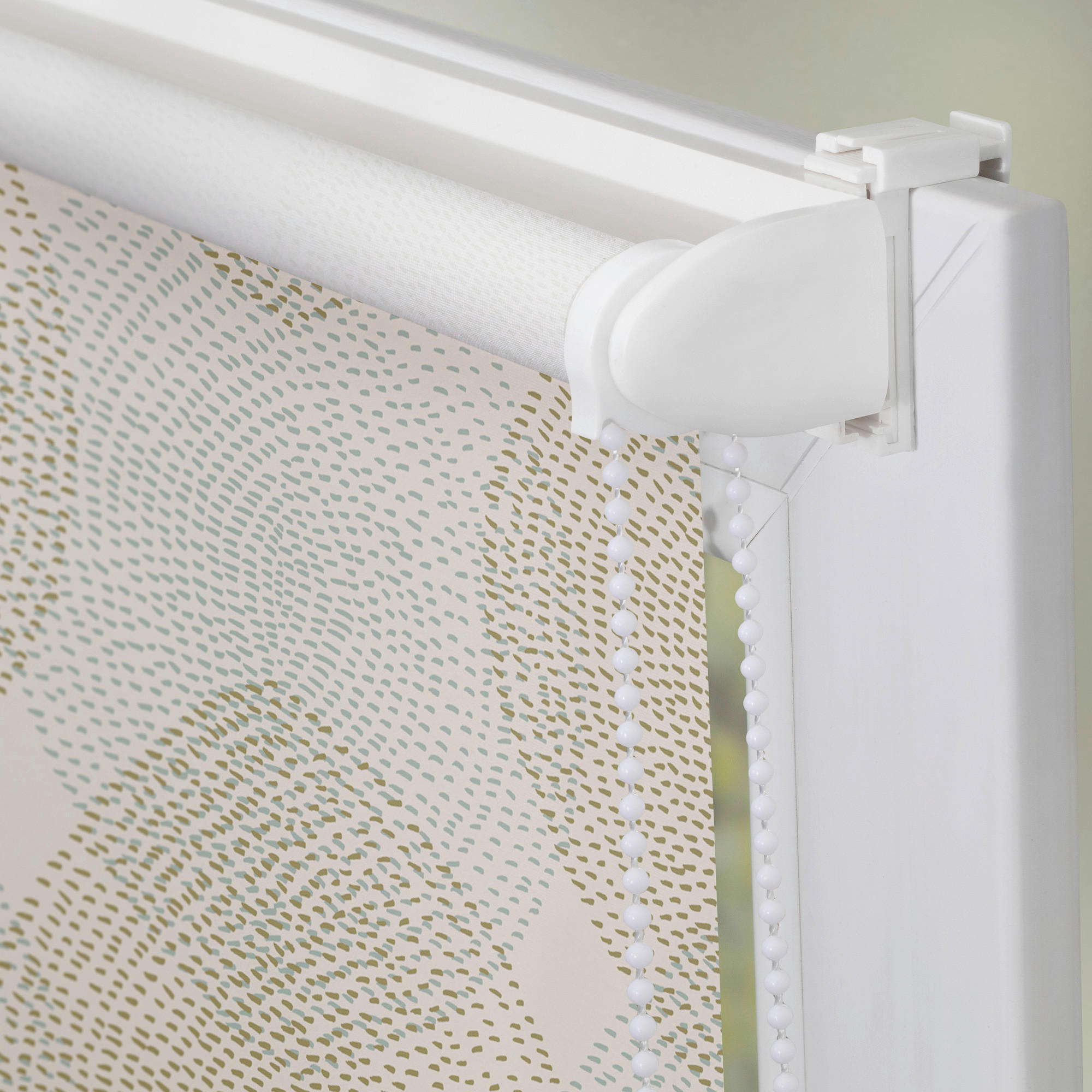 Thumbnail - LICHTBLICK Rollo Stripy Boho Drop beige B/L: ca. 45x150 cm