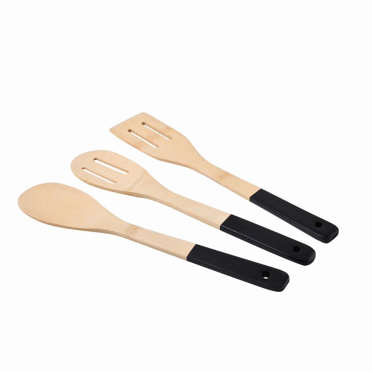 BERGNER Kochlöffel EARTH BLACK schwarz Bambus B/H/L: ca. 6x8x30 cm EARTH BLACK - schwarz (30,00/6,00/8,00cm) - BERGNER