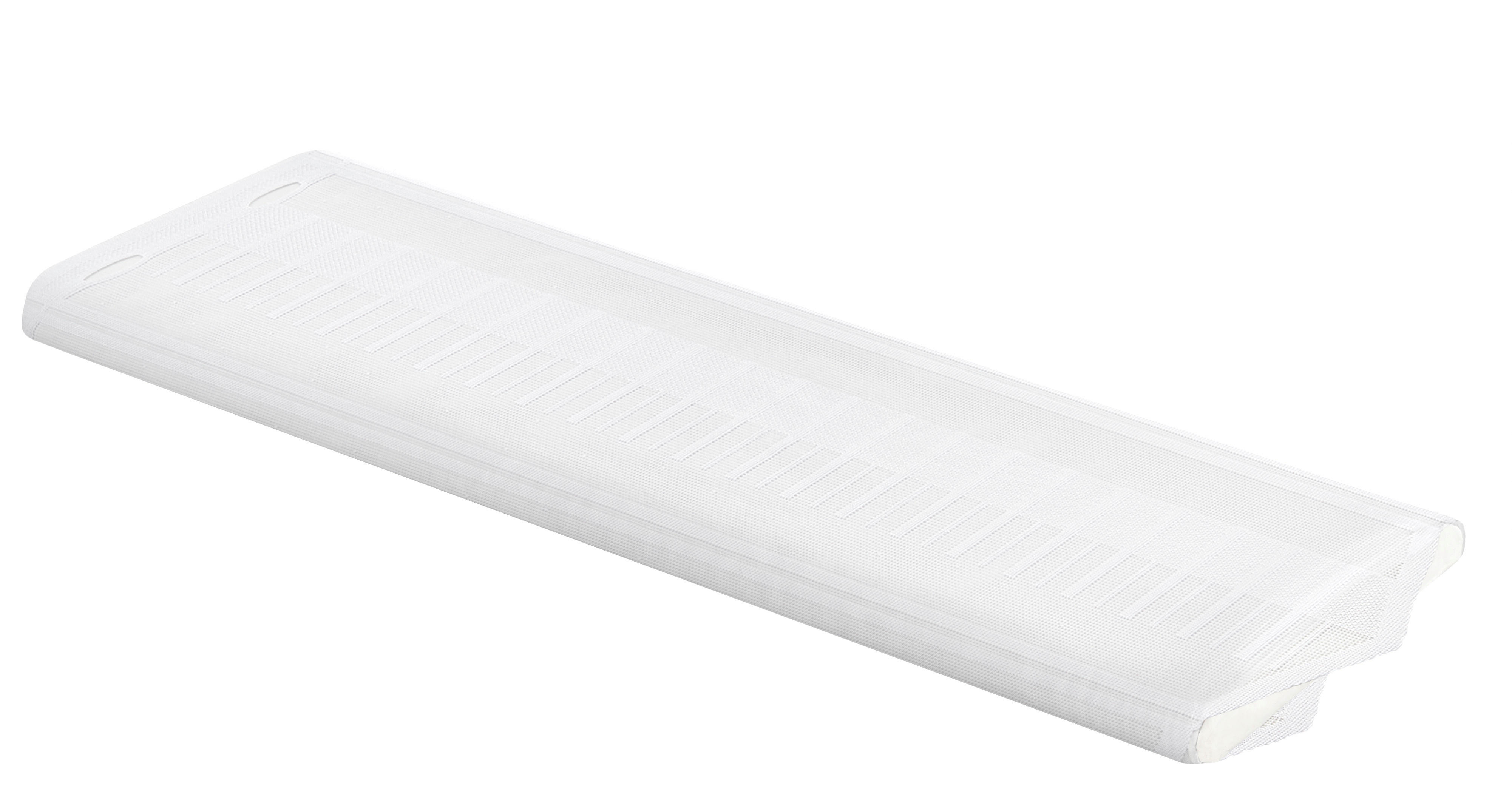 Scheibengardinen-Meterware weiß H: ca. 60 cm Scheibengardine - weiß (60,00cm)