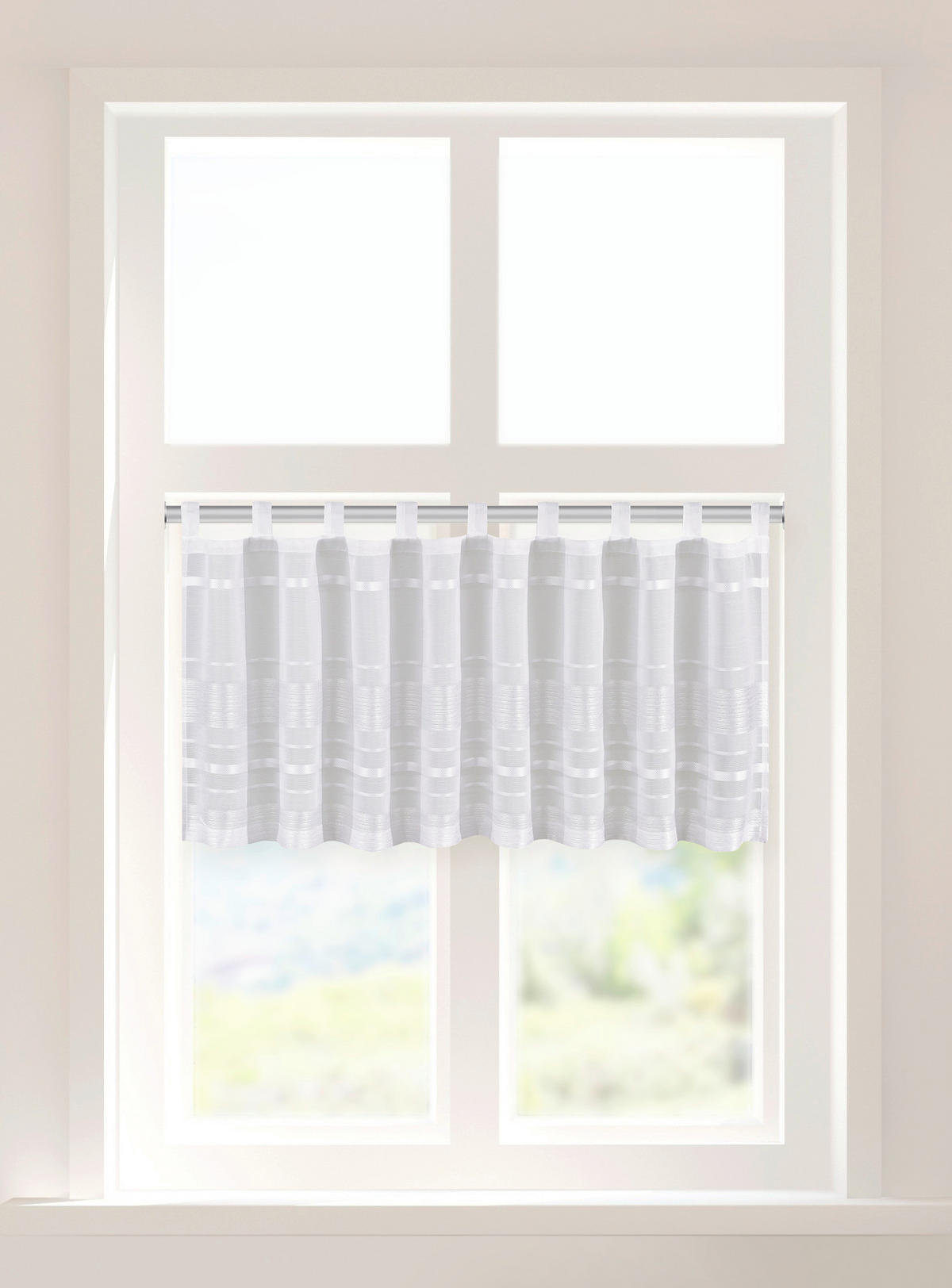 Scheibengardine Ellen weiß B/L: ca. 150x50 cm Ellen - weiß (150,00/50,00cm)