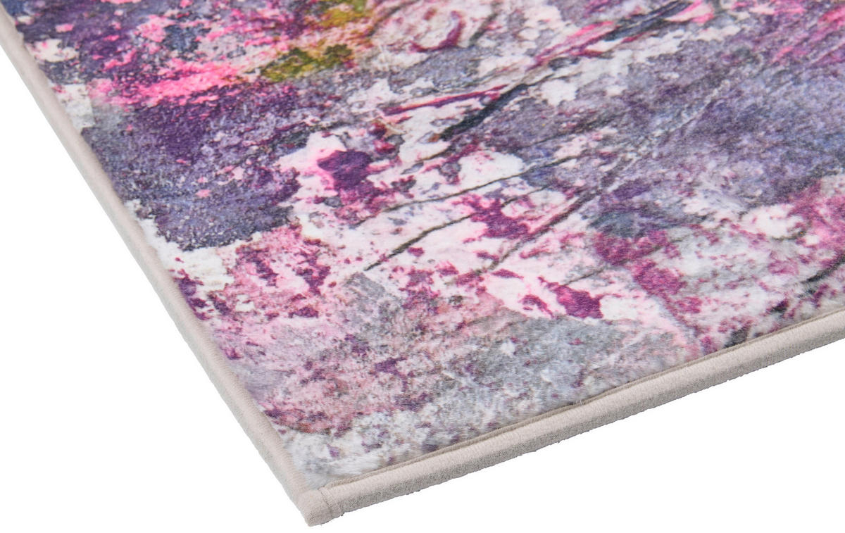 Webteppich Swing grau-lila B/L: ca. 120x160 cm Swing - grau-lila (120,00/160,00cm)
