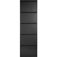 Schuhkipper Blacky schwarz matt B/H/T: ca. 50x170x13 cm Blacky - schwarz (50,00/170,00/13,00cm)