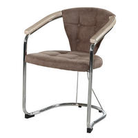 Armlehnstuhl  braun Vintage B/H/T: ca. 60x80x62 cm Meghan_Armlehnstuhl - braun/Eiche (60,00/80,00/62,00cm)