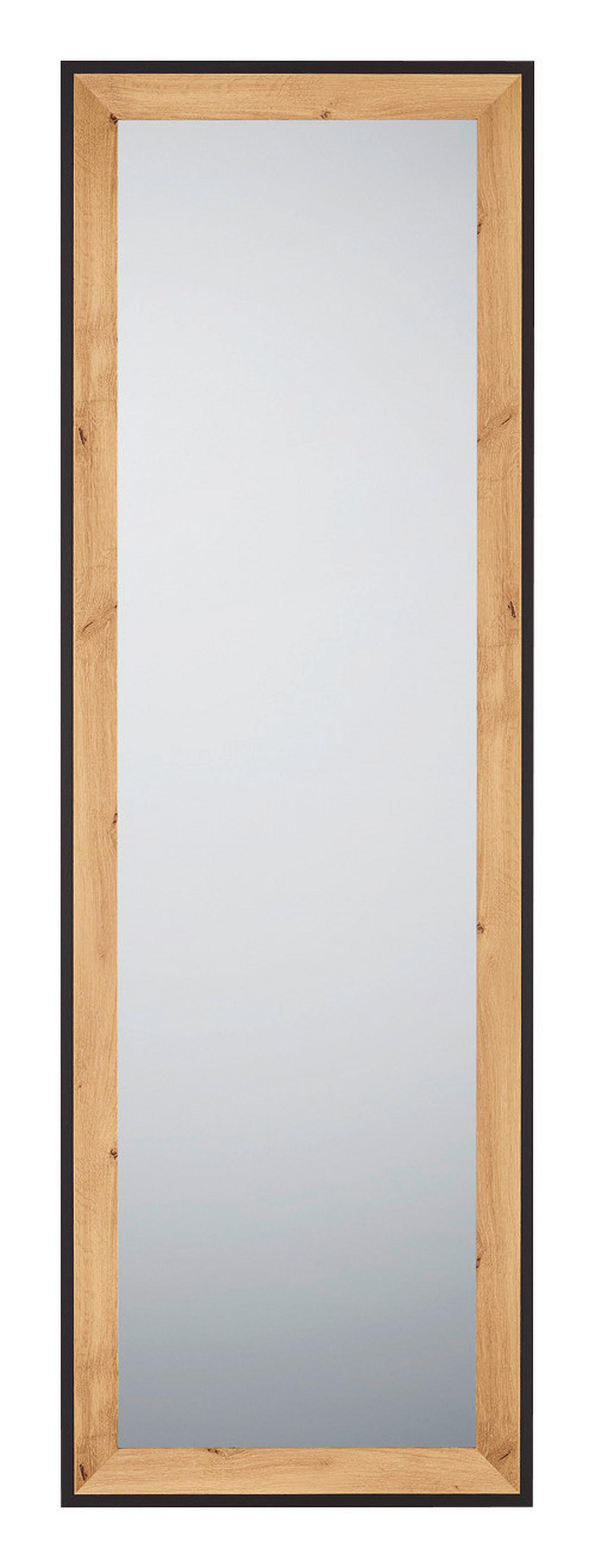 Mirrors&More Rahmenspiegel BRANDA Eiche Artisan B/H/T: ca. 50x150x2,7 cm BRANDA - Eiche (50,00/150,00/2,70cm) - Mirrors&More